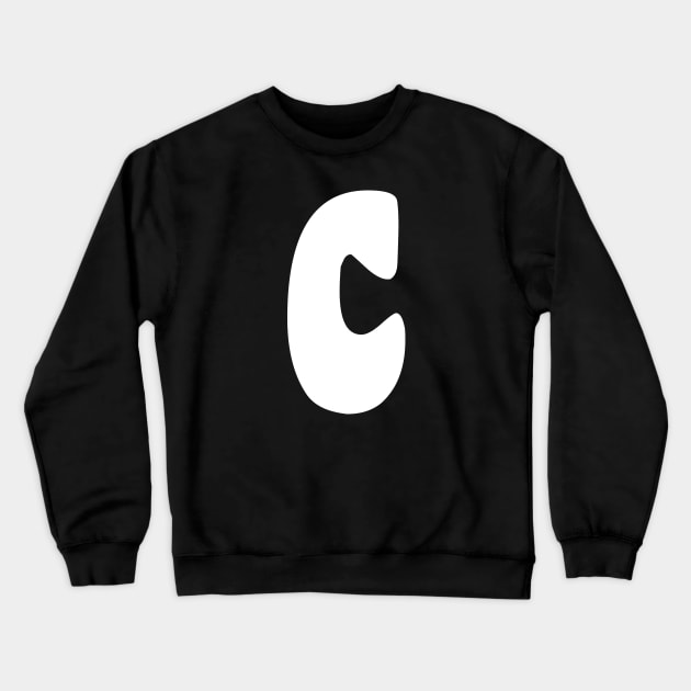 Letter C Crewneck Sweatshirt by Xtian Dela ✅